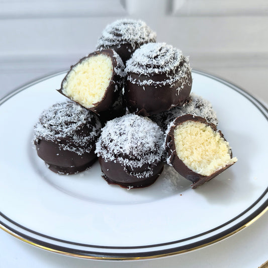 Dark Chocolate & Coconut Truffles